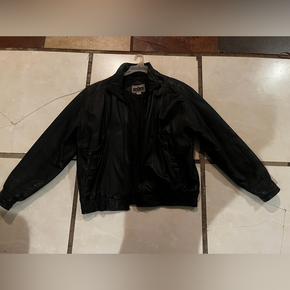 Men's Vintage Black Bomber Jacket